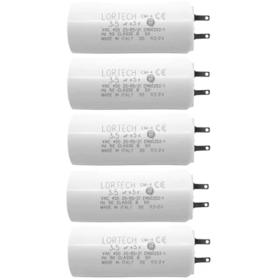 Afbeelding van Condensatoren voor rolluiken of jaloezieën, 25 mm x 55 mm, Made in Italy, 5 stuks