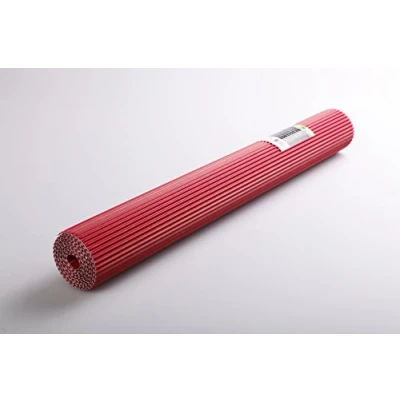 Afbeelding van Clairefontaine Golfkartonrol, kaart, rood, 2 x 0,7 m