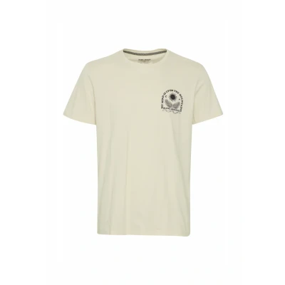 Afbeelding van Blend Bhtee Tshirt print, Heren, Maat: Small, Oyster gray