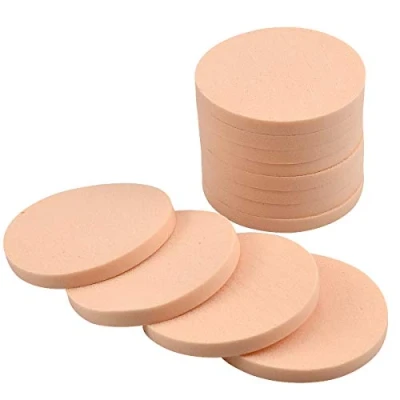 Afbeelding van Fodlon Gezichtsverfsponsset, 12 stuks, make upsponsjes, gezichtspons, zachte schuimsponzen, rond