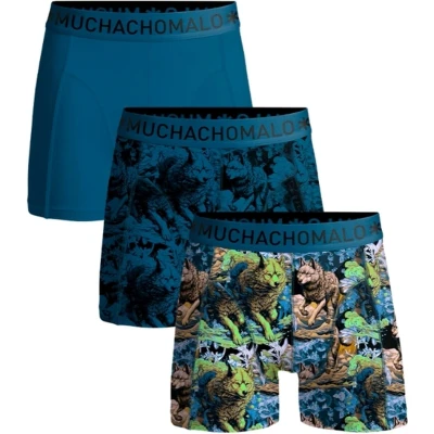 Afbeelding van Muchachomalo Heren Boxershorts 3 Pack Maat 3XL 95% Katoen Mannen Onderbroeken