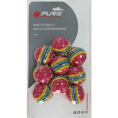 Afbeelding van Pure4Golf Practice Foam Balls 9 stuks