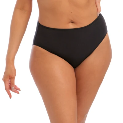 Afbeelding van Elomi Smooth Full Brief Zwart viscose 3XL/4XL Dames