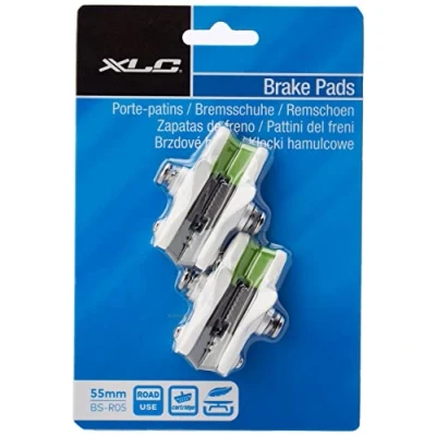 Afbeelding van XLC BS V05 Remblokjes V Brake Set van 4 Stuks 55mm Groen/Wit
