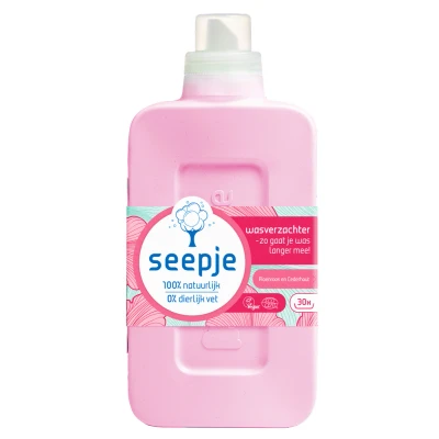 Afbeelding van Seepje Wasverzachter Pioenroos en Cederhout 30 Wasbeurten 750 ml