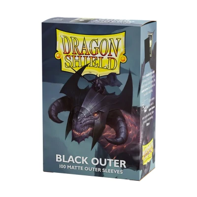 Afbeelding van Dragon Shield Outer Sleeves Matte: Black (100 stuks)