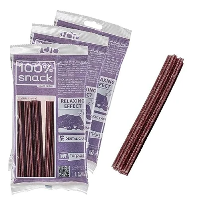 Afbeelding van Ferplast Hondensnack Natuurlijke Mondhygiëne Ontspannende Effect met Melisse 3 Pack Kit 336g