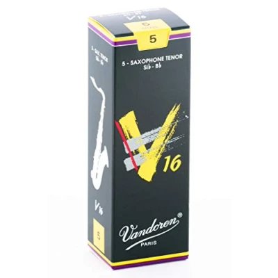 Afbeelding van Vandoren Tenor Saxofoon V16 Rieten 5 Stuks Verpakking Dikte