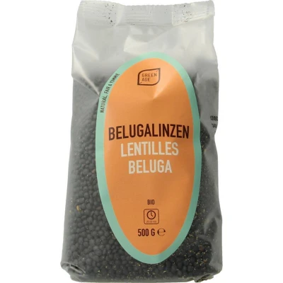 Afbeelding van Greenage Beluga linzen bio 500 g
