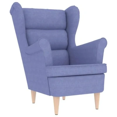 Afbeelding van Fauteuil 74x84x100 cm stof jeansblauw