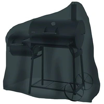 Afbeelding van tepro universele barbecuehoes 8107 voor rookoven, groot, zwart, 89 x 172,2 147.3 cm geschikt 1049 &amp; 1146