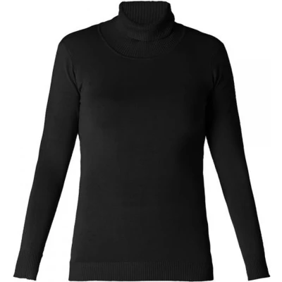 Afbeelding van Base Level Curvy trui Yuena zwart
