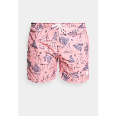 Afbeelding van Urban Classics B T Pattern Zwemshorts, Heren, Maat: XL, Pink