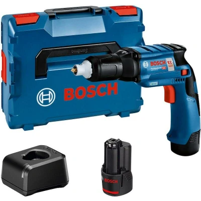 Afbeelding van Bosch Blauw GTB 12V 11 Professional Accu Droogbouwschroevendraaier GBA 2.0Ah in L BOXX 06019E4007
