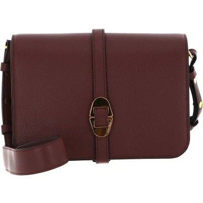 Afbeelding van Coccinelle Leren Schoudertas Avondtas Cosima Crossbody Bag Carruba Bruine