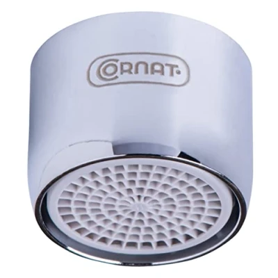 Afbeelding van Cornat Straalregelaar M22 x 1 IG waterbesparing tot 50% met afdichting geschikt voor standaard armaturen zilver van messing/beluchter/mengmondstuk / TECWS603,