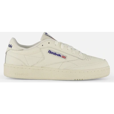 Afbeelding van Reebok Classic CLUB C 85 Unisex Sneakers laag, Maat: 43, Chalk/classic cobalt Leer en textiel