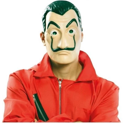 Afbeelding van Witbaard Gezichtsmasker La Casa De Papel Beige/zwart One size