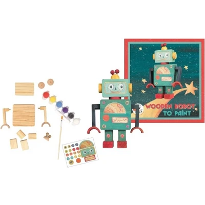 Afbeelding van Egmont toys knutselset houten robot