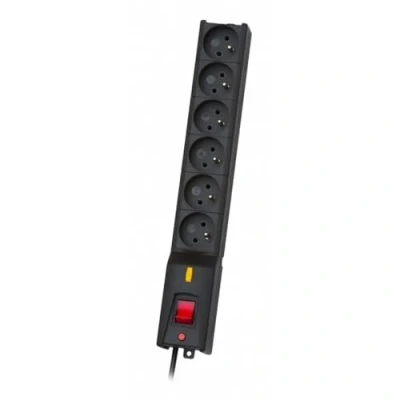 Afbeelding van LESTAR 1966004697 Zwart 6 AC uitgang(en) 230 V 5 m
