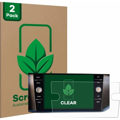 Afbeelding van ScreenLeaf Screenprotector voor Volkswagen T Cross 2022 Discover Media 8&quot; Duurzame schermbescherming Folie Beschermfolie transparant (2 Stuks)