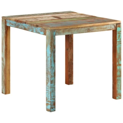 Afbeelding van Eettafel 110X55X76 cm gerecycled massief Mangohout 82 x 80 76 / hout