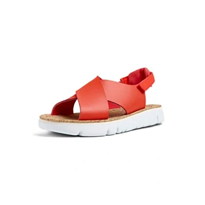 Afbeelding van Camper Oruga Sandalen, Dames, Maat: 42, Rot Leer