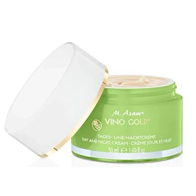 Afbeelding van M. Asam Vino Gold Dagcrème &amp; nacrème (50 ml), 24 uur anti rimpelcrème voor een geoptimaliseerde en jeugdige huidbeeld, gezichtsverzorging elk huidtype