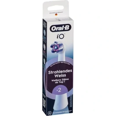 Afbeelding van Oral B, Borstels + opzetstukken, iO Strahlendes Weiss, Original Aufsteckbürsten (2 x)