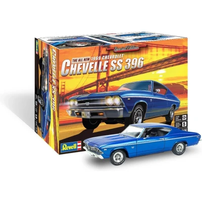 Afbeelding van 1:25 Revell 14492 1969 Chevelle SS Car Plastic Modelbouwpakket