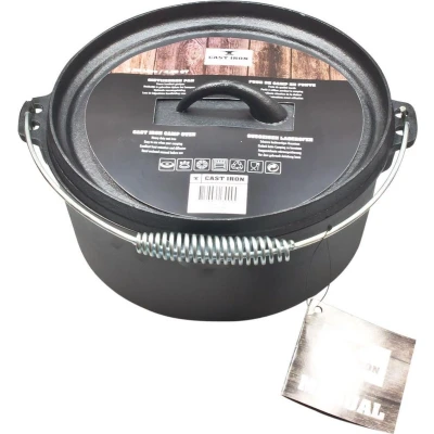 Afbeelding van Dutch Oven Cast Iron Ø 25 x 11 cm (4 liter, Gietijzer)