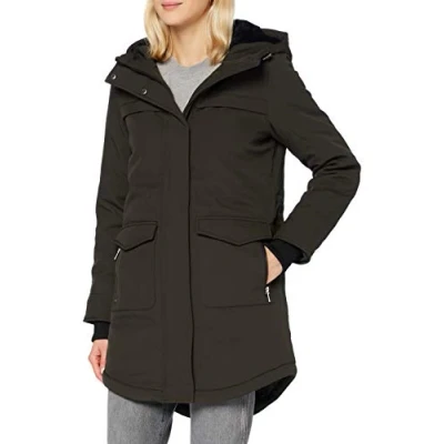 Afbeelding van ONLY Onlmaastricht OTW NOOS Winterjas, Dames, Maat: Large, Peat