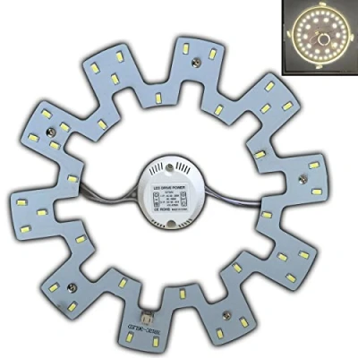 Afbeelding van LED module 18 Watt warm wit ombouwset voor plafondlamp ringlamp ronde lamp buislamp G10q