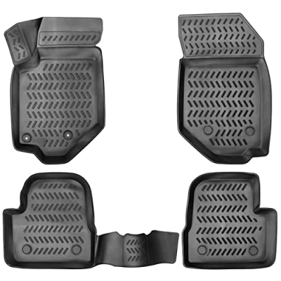 Afbeelding van Design 3D rubberen mattenset voor Peugeot 2008 (II) vanaf 2019 (past niet in elektrisch) extra hoge rand van 5 cm