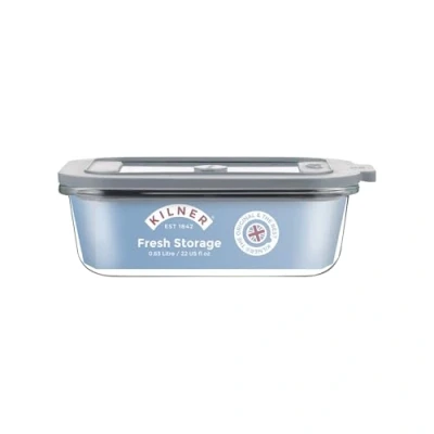 Afbeelding van Kilner Verse opslag 0,63 liter luchtdichte glazen container duurzaam lekvrij deksel met vacuümafdichting voor voedselopslag restjes snacks maaltijdvoorbereiding batch koken