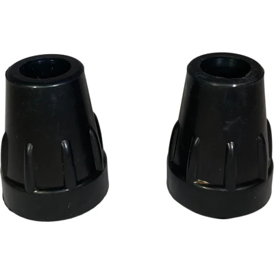 Afbeelding van Doppen voor Krukken Zwart 16 mm