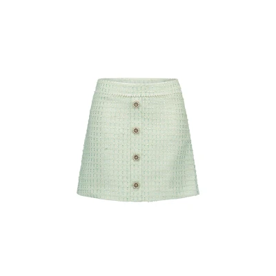Afbeelding van Kinder Rokken tiana Summer Chic Tweed Skirt *shade of Jade* Shade Jade Maat 164 Le
