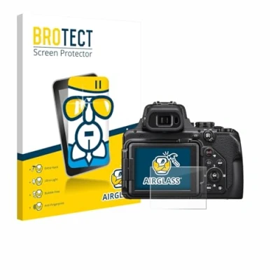 Afbeelding van BROTECT Glas Screen Protector voor Nikon Coolpix P1000 Schermbeschermer [9H Hardheid, Beschermglas Folie niet Gehard Glas]