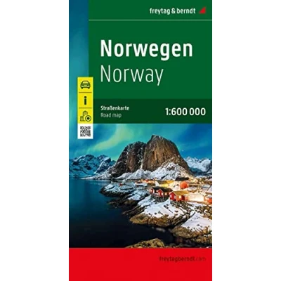 Afbeelding van Freytag &amp; Berndt Noorwegen Wegenkaart Kleurloos Reisboeken Kaarten