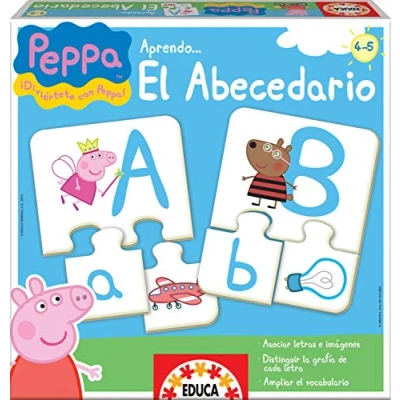 Afbeelding van Educa Educatief spel El Abecedario Peppa Pig (ES) (Spaans)
