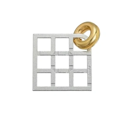 Afbeelding van Chessgammon Metalen Grid Lock Magic Brain Teaser Puzzel