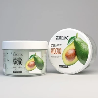 Afbeelding van Zenix Face &amp; Body Scrub Avocado 275ml