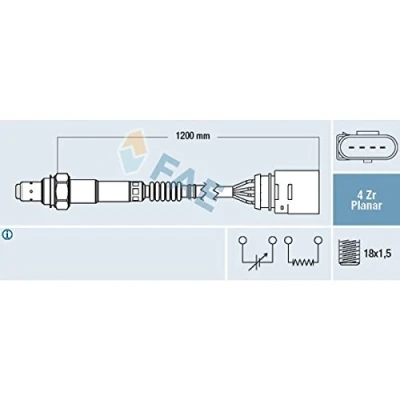 Afbeelding van Fae Lambda sonde 77144