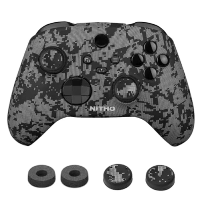 Afbeelding van NiTHO XBOX SERIES X/S GAMING KIT CAMO, Customizing Skin Grip Handle Cover for XBX Controller with Thumb Grips Camo