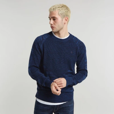Afbeelding van GStar Trui 3D Biker Blauw XXL