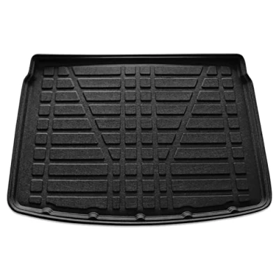 Afbeelding van OMAC Auto kofferbakmat laadruimte kofferbakbescherming compatibel met Nissan Qashqai 2020 2021 3D pasvorm hoge rand anti slip mat TPE kofferbak allweather zwart