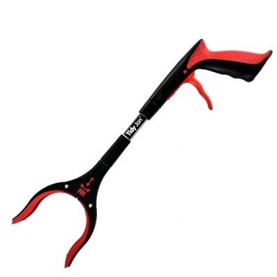 Afbeelding van The Helping Hand Company De LP2118IB Tidy Jon Pro ophaalgereedschap, rood/zilver, 18 inch