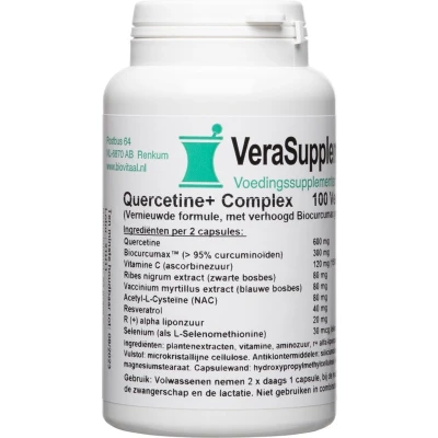 Afbeelding van VeraSupplements Quercetine+ Complex Capsules 100CP