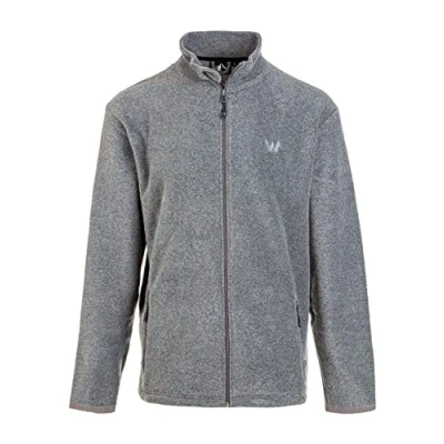 Afbeelding van Whistler Cocoon Fleecejas, Heren, Maat: Large, Dark grey melange