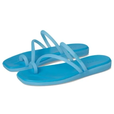 Afbeelding van Crocs Miami platte sandalen voor dames, Getint Glas, 37/38 EU
